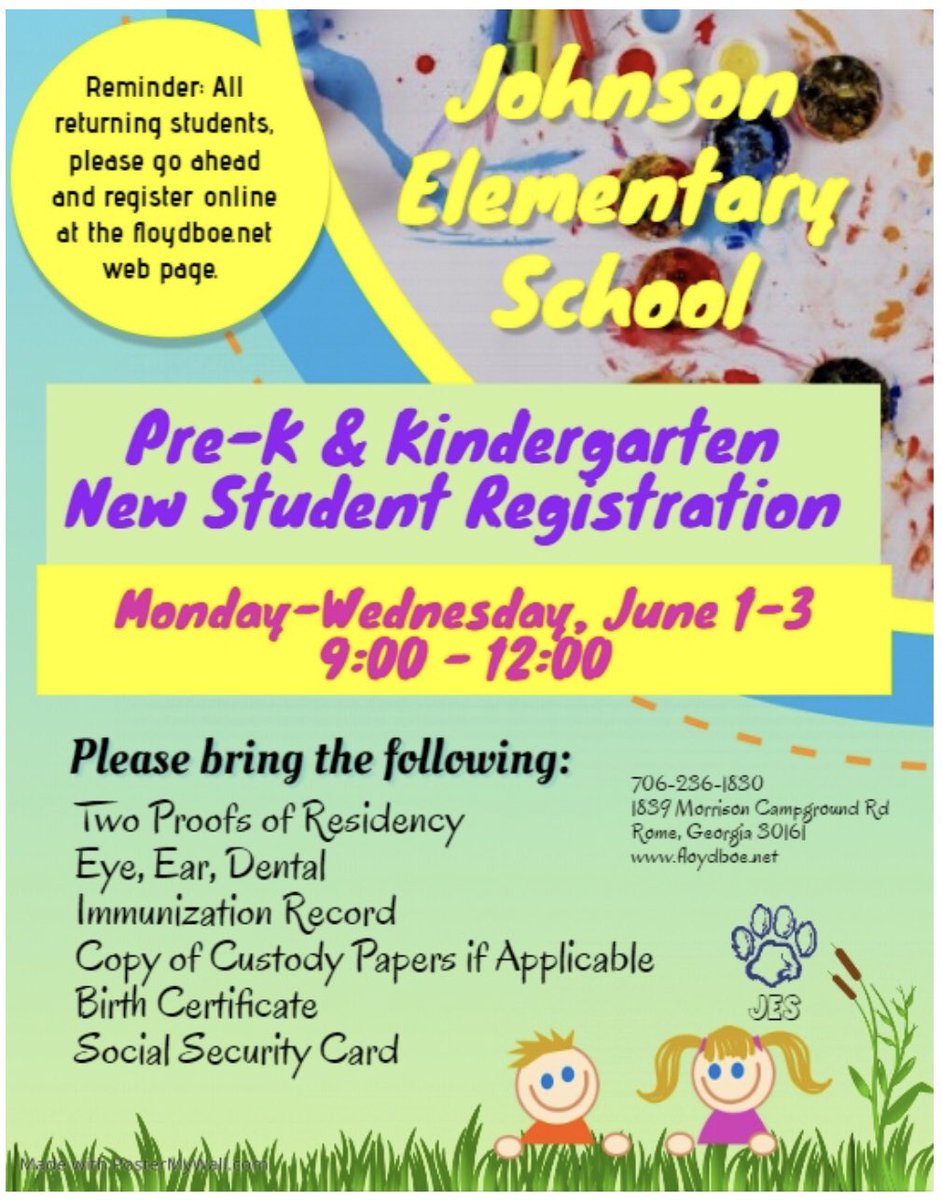 We have extended PreK & Kindergarten new student registration days. Returning students, please register online now.