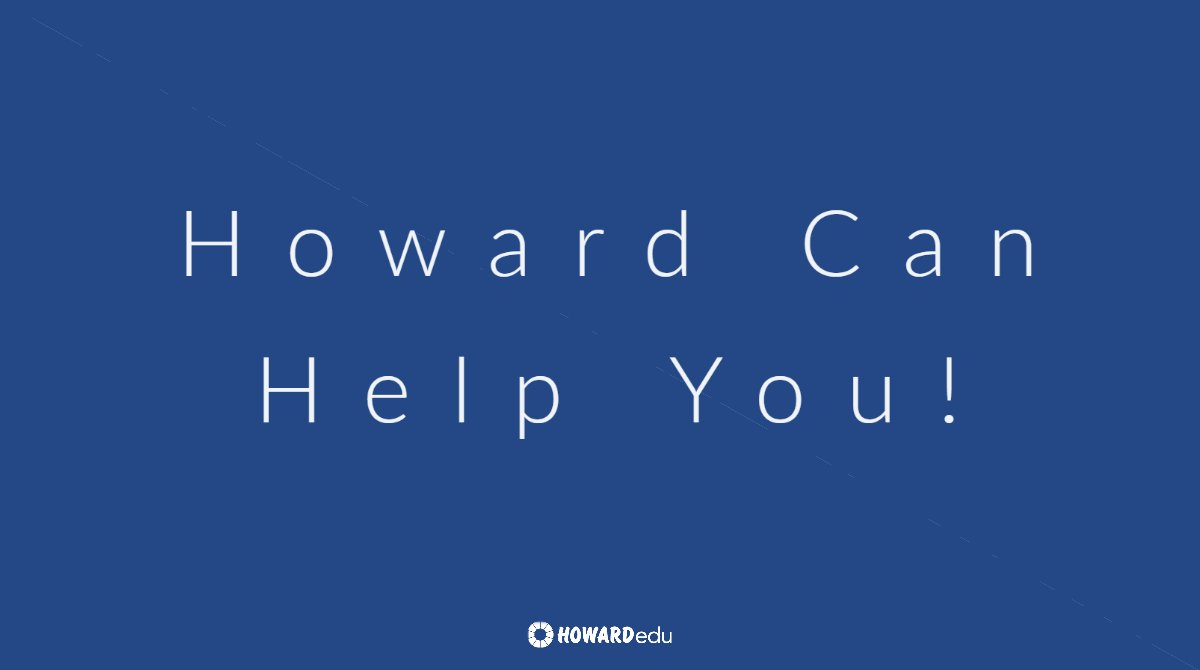 HowardEducation's tweet photo. Operate effectively in today’s ever-changing environment by taking your business, classrooms, training sessions, meetings, healthcare and other professional services online. Howard can help you transition your organization ... https://t.co/rRxJjZyGhM #HOWARDedu #youneedIT #wedoIT https://t.co/fwM69ZfjGa