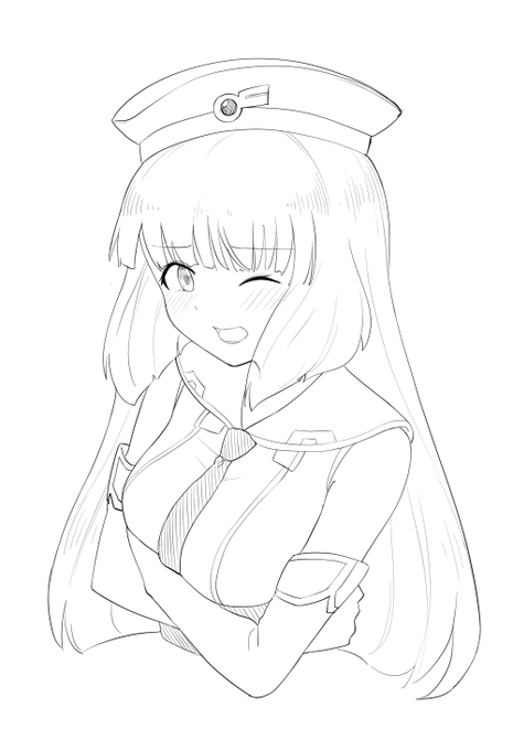 一週間ほどPCが使えなさそうなのでその間絵が描けないのだアルミリア…ということで落書きを今載せておこう…。 