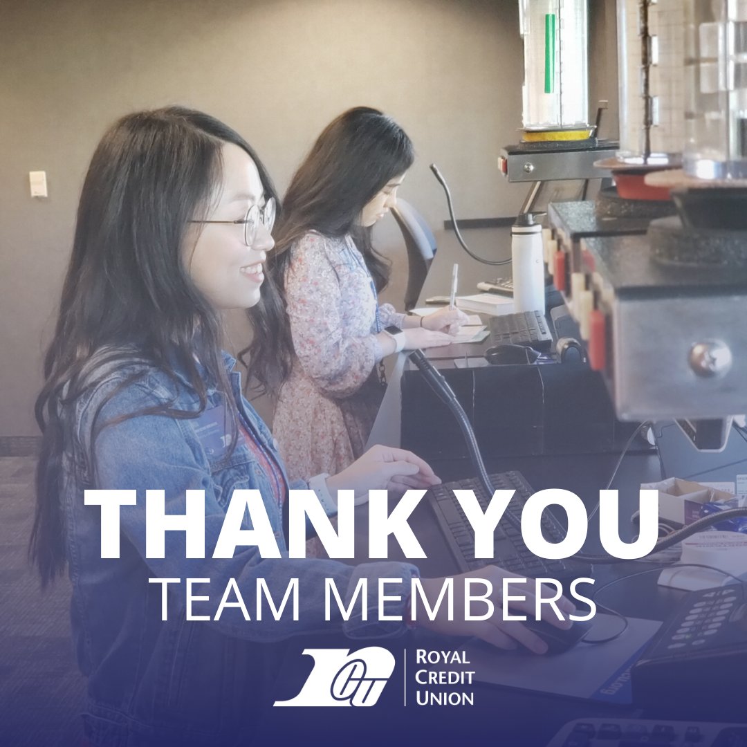 CEORoyal_CU's tweet image. It’s been great recognizing our #FinancialFirstResponders with @cuna! Our team members have adapted quickly to a new environment, taken on challenges and stepped up to help other departments. #ThankYouThursday to all of our @royalcu team members.