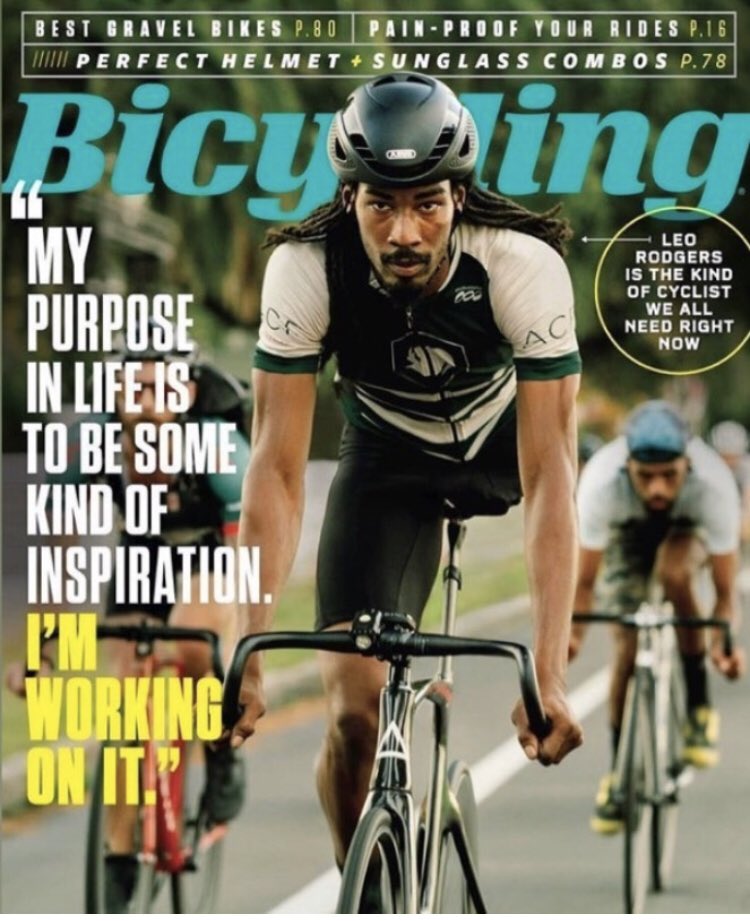 Thank you <a href="/BicyclingMag/">Bicycling Magazine</a> for introducing cyclist Leo Rogers. He is an inspiration and, yes, we do need that right now. ❤️