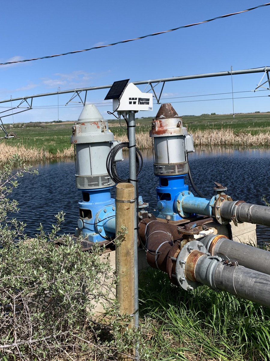 AdrianHochstet1's tweet photo. Water level monitoring with Pessl Instuments @metos_austria . We are able to remotly verify when dug-out water levels fluctuates to help with #irrigation management. @Westerntractor #pivots #WaterManagement #farmlife #PecisionAg https://t.co/qws7FwfJuA