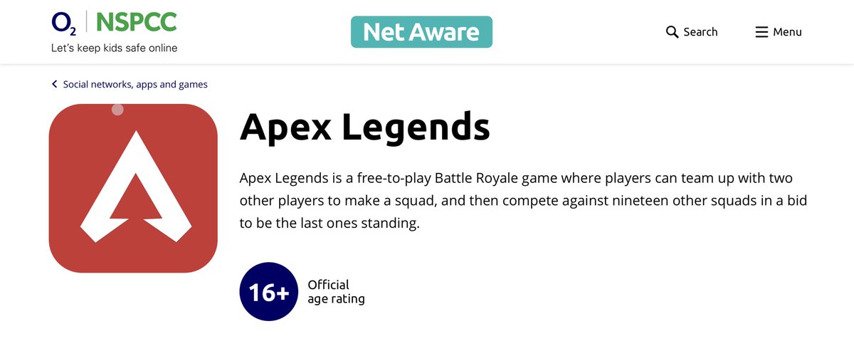 GeekDadGamer's tweet image. Hi @NSPCC @O2 could you use official @PEGI ratings and descriptors on your great #NetAware information. Your circular ones look like BBFC ratings so are confusing (particularly as they say official). Also, as your list of risks differs to PEGI could you link your expert sources.