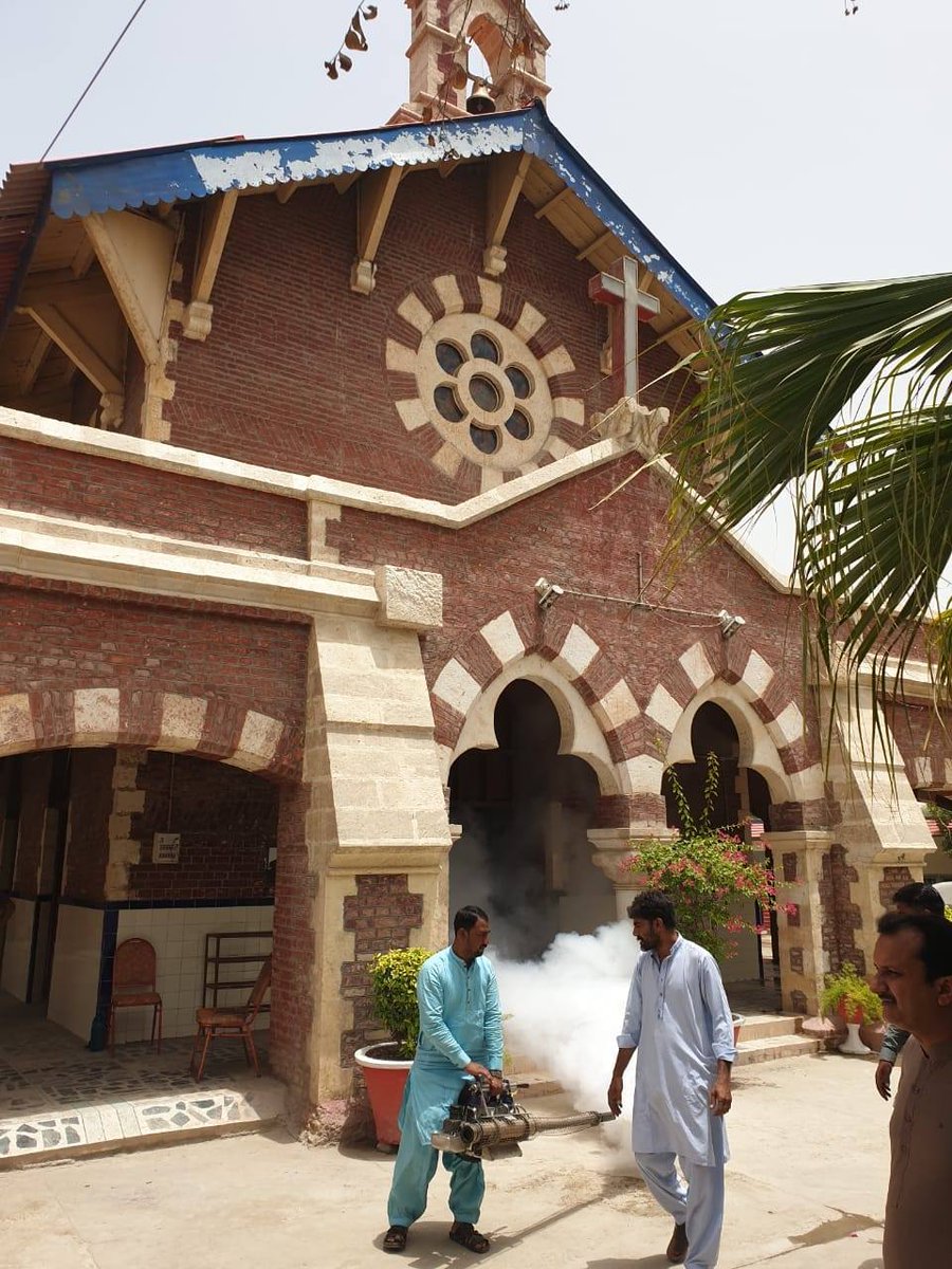 PPPViews's tweet photo. Air fumigation In #SAINTSAVIOUR'S #CHURCH #SUKKUR By #SukkurMunicipalCorporation #SMC #Sindh
#MayorSukkur #ArsalanSheikh #SindhFacts #PPP #CoronaVirus #Pakistan @BRArsalanSheikh
@BBhuttoZardari @BakhtawarBZ @AseefaBZ @MuradAliShahPPP @SyedNasirHShah @Anny_Marri @ShahNafisa https://t.co/SF0rd016gT