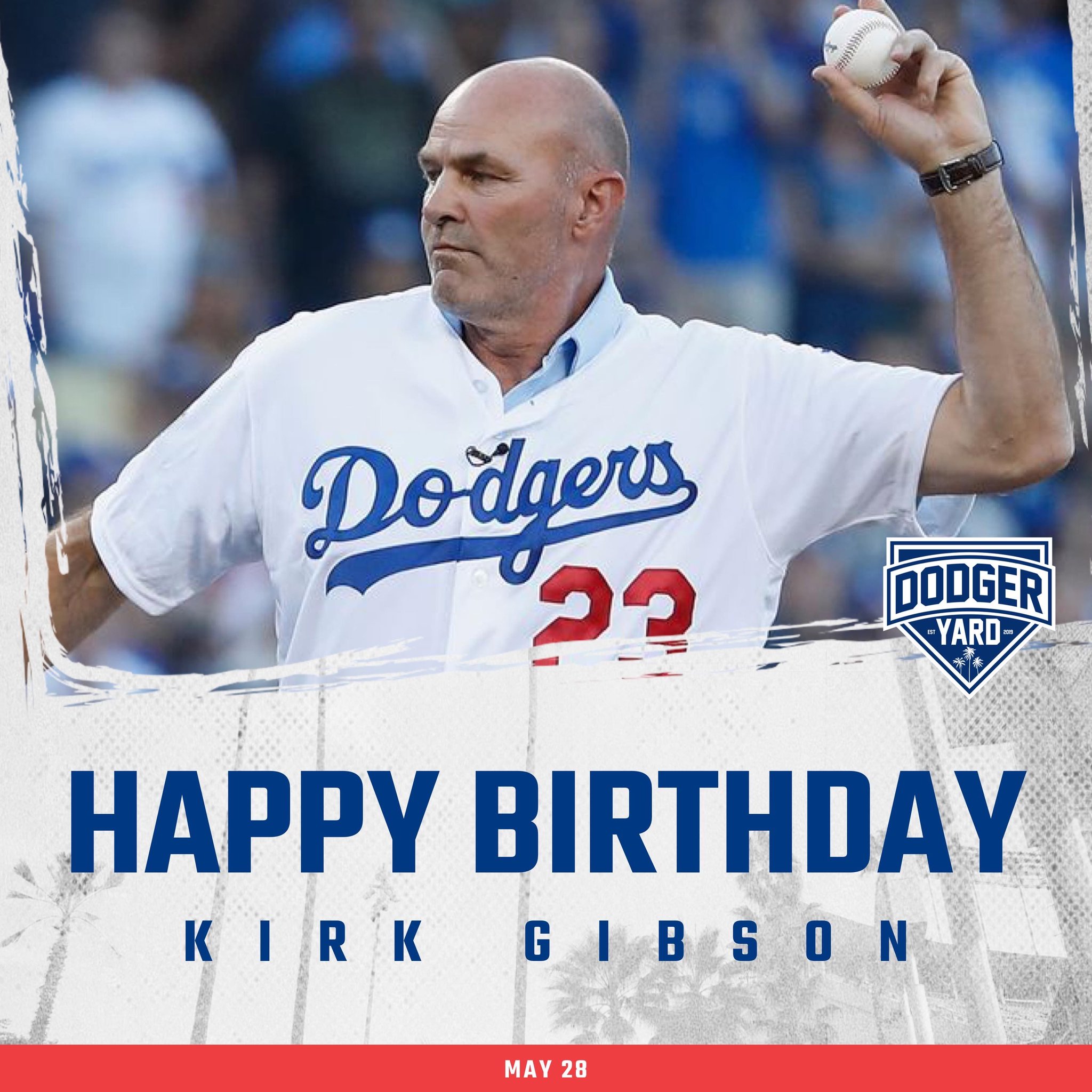 Happy birthday, Kirk Gibson! 