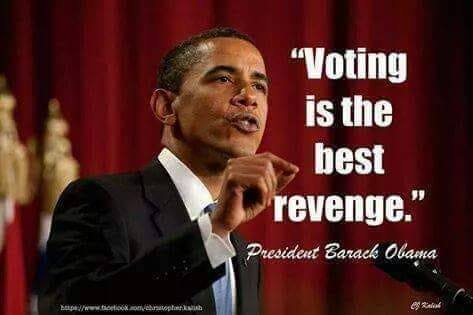 Vote Blue November 3rd.