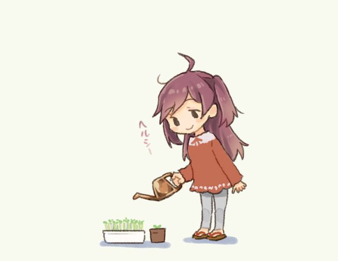 「植木鉢 ロングヘアー」のTwitter画像/イラスト(人気順)