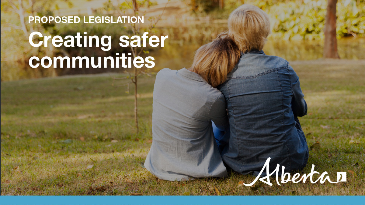 YourAlberta's tweet photo. Bill 16 would create safer communities and ensure victims of crime have the help they need. If passed, the scope of the Victims of Crime Fund would expand to include public safety initiatives and victims would have quicker access to support: https://t.co/HRDoCzdId1 https://t.co/sAHtBvQJ7i