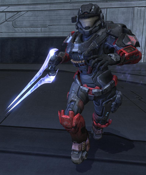 the mjolnir mark v [b] helmet. looks great, especially with the up-armor attachment, and i'm glad that it seems to be returning in halo infinite