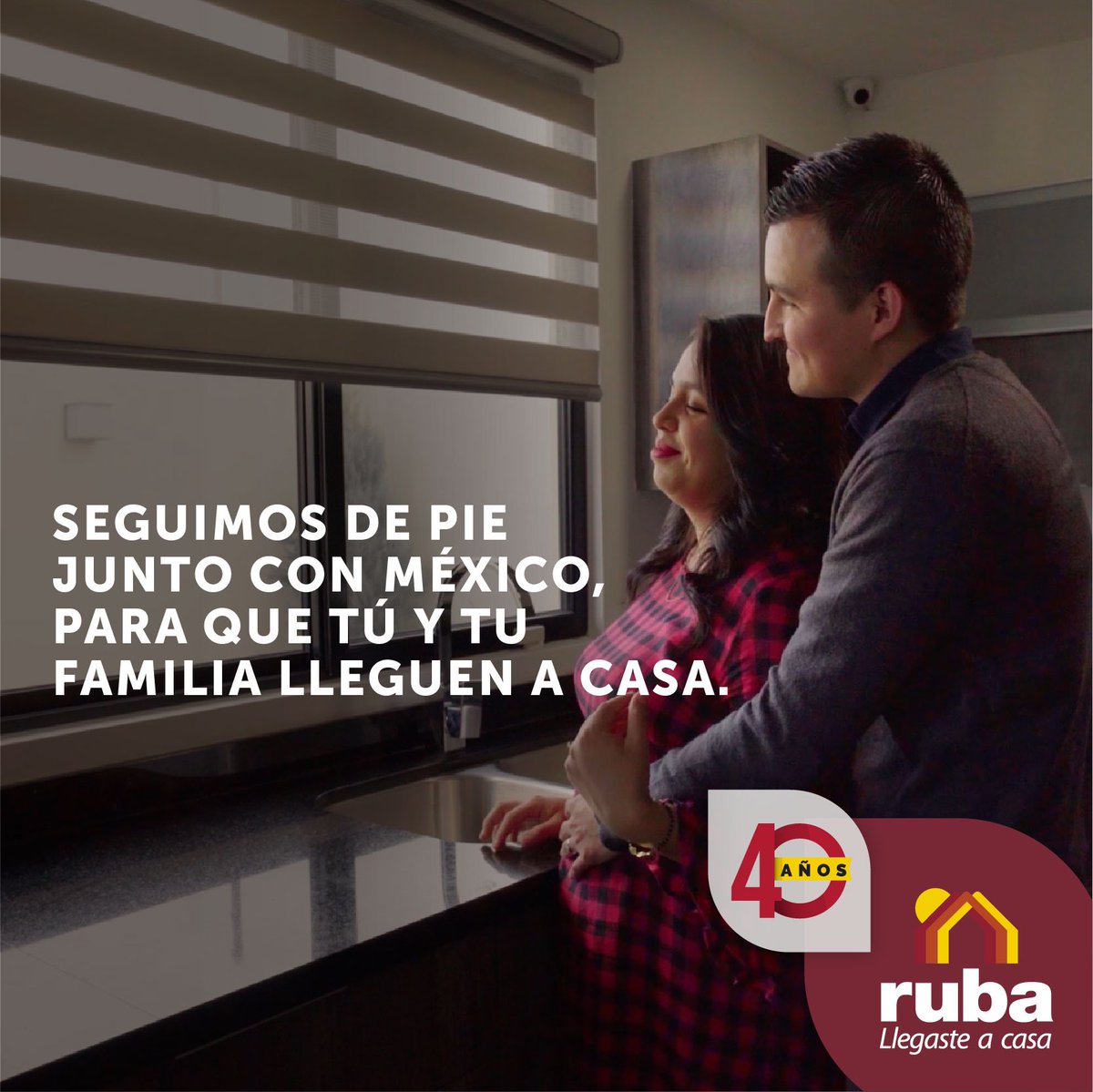 CasasRuba's tweet photo. En Ruba, a 40 años de su fundación y de la mano con nuestros proveedores, nos levantamos junto con México.
#YoMeQuedoEnCasaRuba 🏡
#LlegasteACasa
#40Años https://t.co/DJMz7w3KQ1