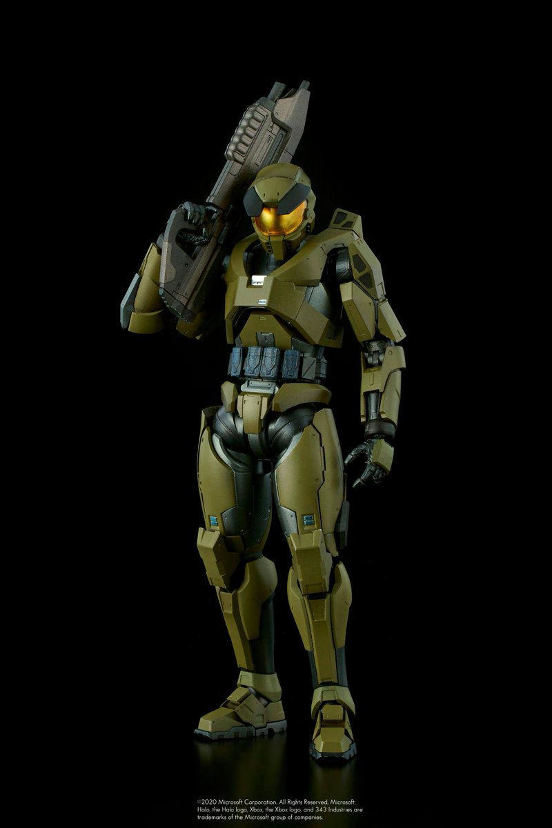 pretty much any version of the mjolnir mark v armor. it always looks so good, though i prefer the visor to not have any markings on it like it does in games like halo 3. but that doesn't matter much, it still looks great with the markings