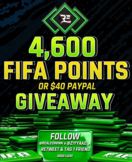 RealEdwinCLT's tweet image. Myself and @ziyyaad_a are giving away 4600 fifa points or $40 on paypal to one lucky winner!

To enter:

1. Follow both @realedwinn and @ziyyaad_a 

2. Retweet this tweet

3. Tag a friend.

Good luck!!! Winner will be drawn in 48 hours from now! 

#FIFA20