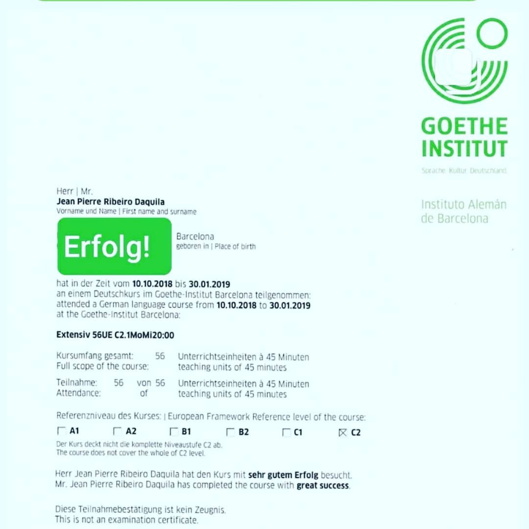 DaquilaPierre's tweet photo. #Instagram is down so let's #Tweet! I got my sixth C2 in #Languages, now I just need to be #c2certified in Italian and in Greek. #Motivation
#professor #learningonline #translator #NONSTOP @Casaarabe @EOIBarcelona https://t.co/BSC7j8xi5n