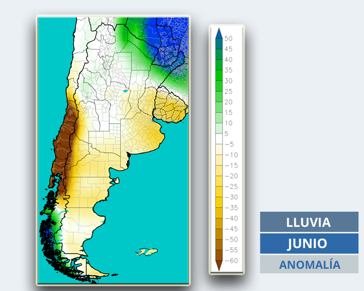 leodebenedictis's tweet photo. Tendencia de la anomalía de lluvias para el trimestre junio, julio y agosto, según el modelo CFS (verdes y azules = lluvias por encima de lo normal. amarillos y marrones lluvias por debajo de lo normal) https://t.co/ijsND6tNiz