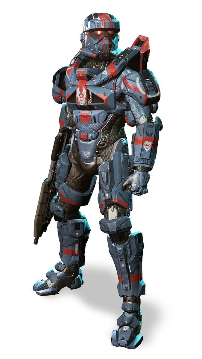 another one that's been very consistent: the eod armor/helmet. i like both visor styles for it (the eye holes and the singular visor), but the reach version that's in reach and halo 5 is probably my favorite. this armor looks good in every game it has been in