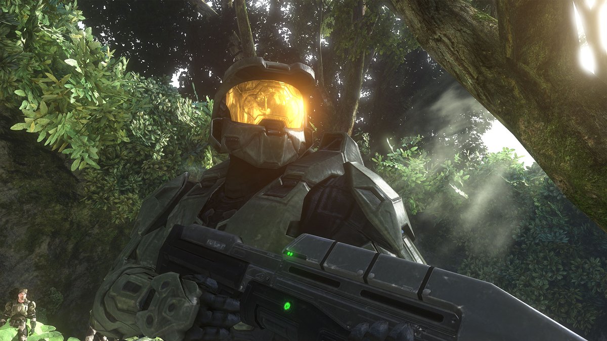 the mark vi armor. i like the gen2 version used in halo 4 & 5, but the more classic gen1 look will always be better imo. the original gen1 version looked best in halo 3 (i like that game's version of the gauntlets better). but the BEST one for me overall is halo infinite's gen3