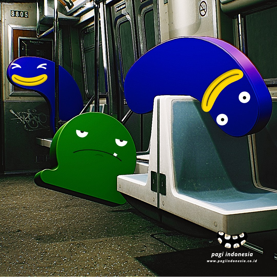 Panjang lentur warna biru dan si ijo itu monster kotoran sejenis air limbah. Mereka ikut mencari dinosaurus karena tidak sengaja mendengar percakapan monster lainya di kereta.
Cerita bersambung di gambar selanjutnya..
Dan cerita di gambar sebelumnya..
#pagiindonesia #animation