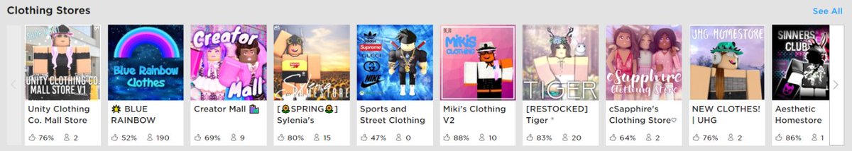 Kittzilla Heaven On Twitter Roblox Should Make A Clothing Store Section On The Game Page That Features Original Designers - rainbow tiger roblox