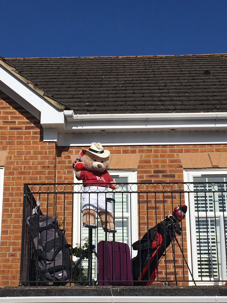 Stanley Big Ted is waving goodbye, he has decided it’s time to go, packed his cases and golf clubs for a well earned break #lockdownisending #goingtoseefamily #SocialDistancing <a href="/LogFirepit/">Deluxe Log Fire Pit</a>