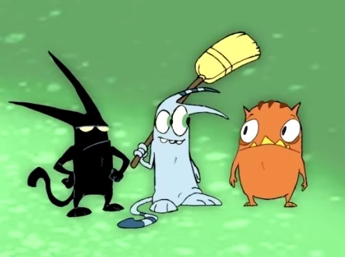Here are screenshots to the lost unaired Catscratch pilotpic.twitter.com/r8...