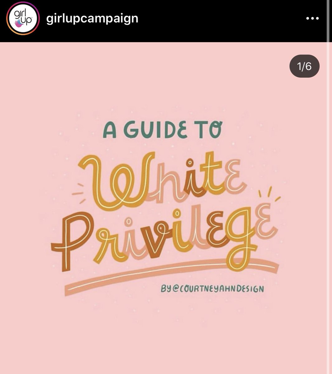 toni_adeyemi's tweet photo. Really digestible content from @GirlUp explaining white privilege &amp; the ways it shows up in the world around us https://t.co/pc5Jj3X7jk