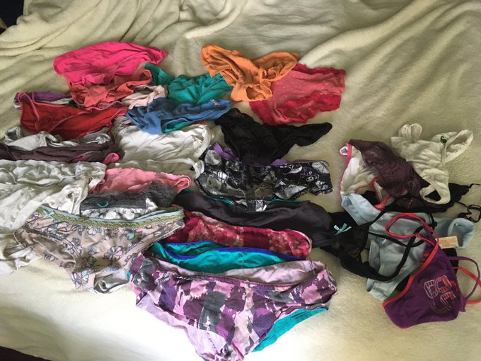 HALP! I need new #panties! Selling v old/worn ones! $20+ship = 2 day wear w/my cum, choice of fullback<a href="/tag/panties"class="tags">#panties</a>