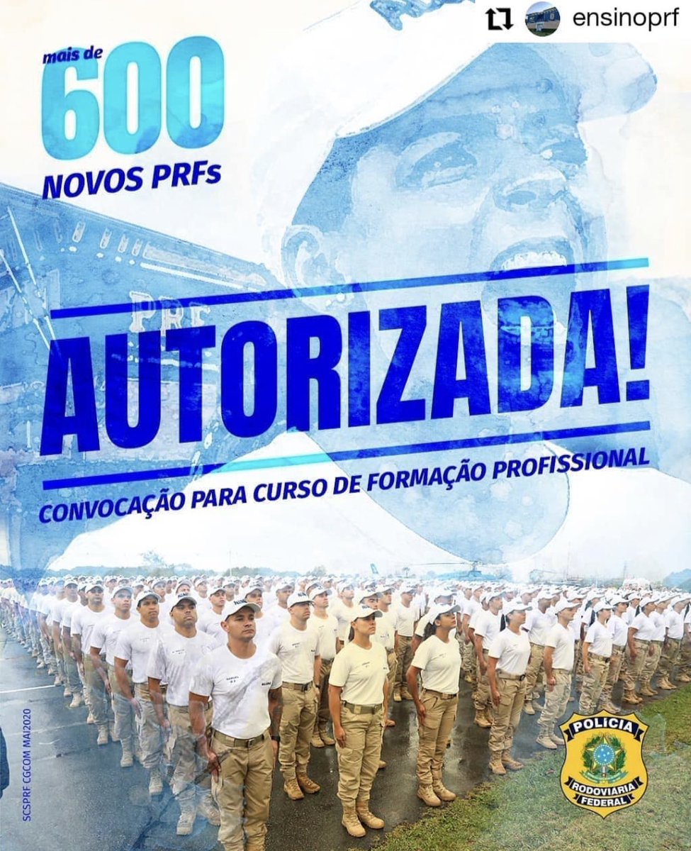 JoseMedeirosMT's tweet photo. Presidente @jairbolsonaro autorizou a convocação dos 609 aprovados no concurso @PRFBrasil, que estava ansiosa por esse grande reforço. Obrigado, Presidente. Parabéns @2019Prf 👏🏻👏🏻👏🏻👏🏻 https://t.co/IqGe3EQiUl