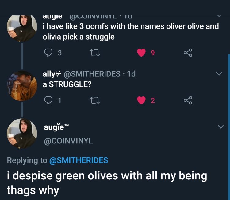 made fun of the name olive