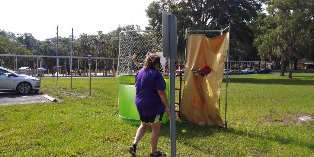 TraceyDrakeESE's tweet photo. Congratulations to Eastside's 5th grade for graduating...I hope you had fun dunking MrFinch! Good luck in middle school! Reach for the stars! https://t.co/tMbXqPNmIg