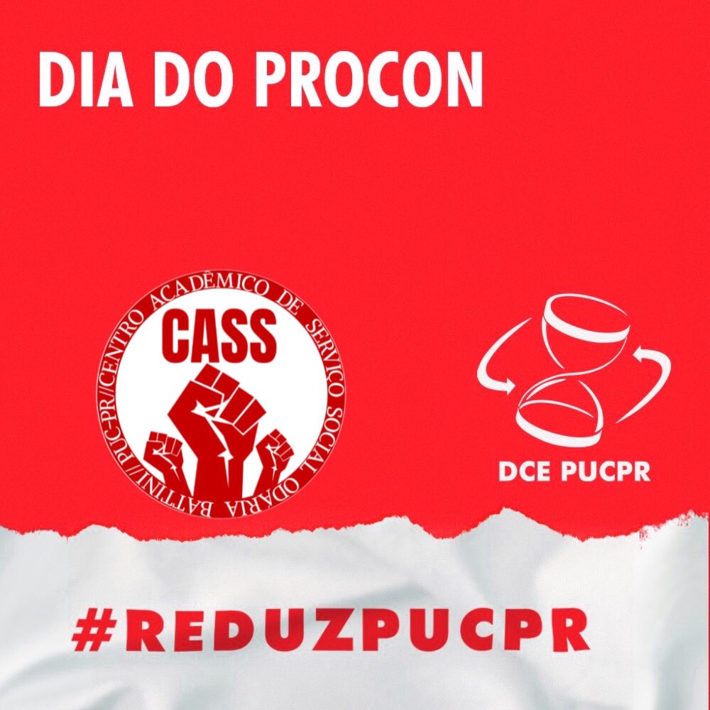 CassOdaria's tweet photo. ❌ Fala pessoal que apoia o #ReduzPUCPR ❌
A estratégia de hoje é com o PROCON. Vamos fazer diversas reclamações pedindo a redução da mensalidade da PUCPR.
✅ Vá no Site do PROCON e faça a reclamação usando o texto nos comentários;
+ https://t.co/zh21EssjVm