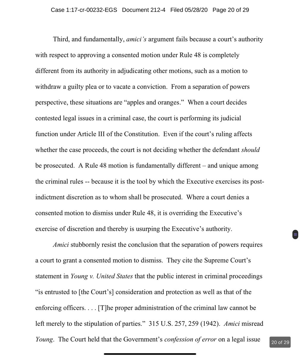Breaking! All of the good guys have just entered amicus on behalf of  @GenFlynn! Including,  @McAdooGordon  @ProfMJCleveland  @RonColeman  @TGowdySC and more! Reading now.