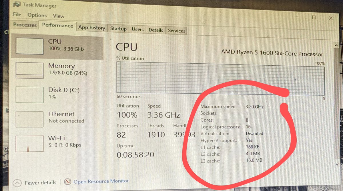 ArpitPatel2774's tweet image. I first time built a pc with AMD processor my Processor is AMD Ryzen 5 1600 and this is an 6core/12Thread processor
But when I check it in #CPUz and  in #Task_Manager is showing 8core/16 thread why what is the problem ??
@AMD @AMDRyzen @msitweets @Microsoft @Windows