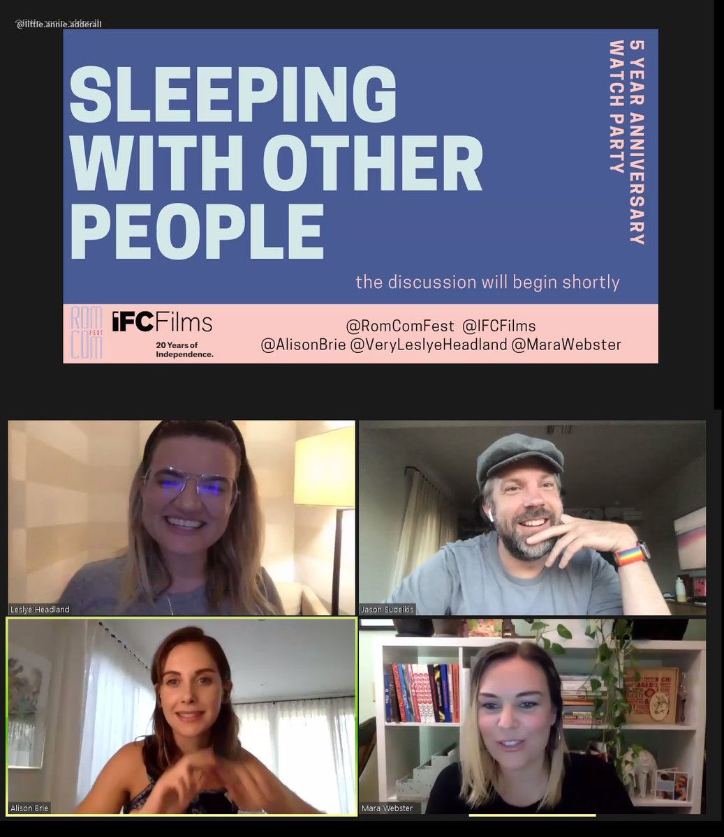 shareeAdderall's tweet photo. That went by so fast. My heart is full <3 <3
THANK YOU @LeslyeHeadland @alisonbrie @jasonsudeikis @IFCFilms @RomComFestival
You have made me so happy :) :) :)
And also I'm crying
#romcomfest https://t.co/E2ExPJCe08