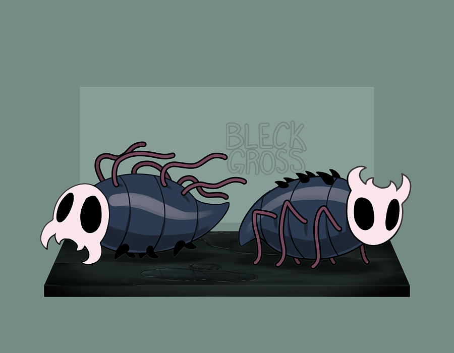 BleckGross's tweet photo. Drawing every single Hollow Knight character.
Days 73-76 https://t.co/22OZ0SWLMj