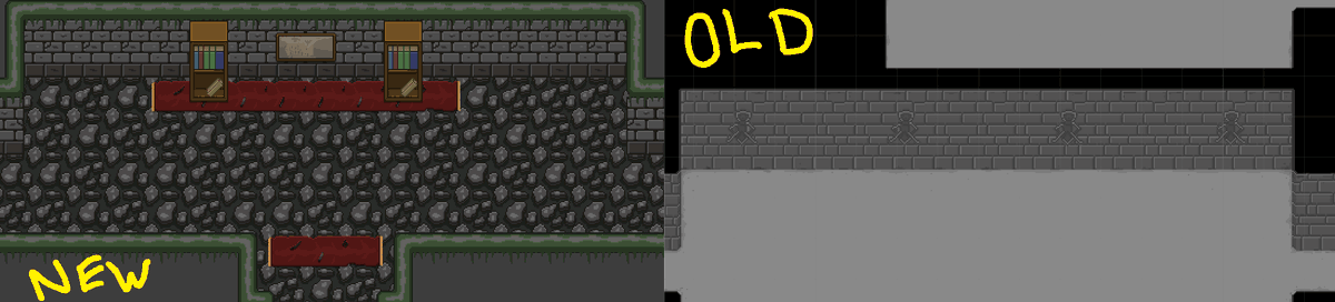 GaijinDistrict's tweet photo. Some of the graphical changes going on behind the curtains. 

It's been a good time learning and growing while working in this game.

#gamedev #pixelart #OvateOrder #retrogaming #gaming #PikoIsland #indiegame #indiedev https://t.co/JUtDIOSrzH