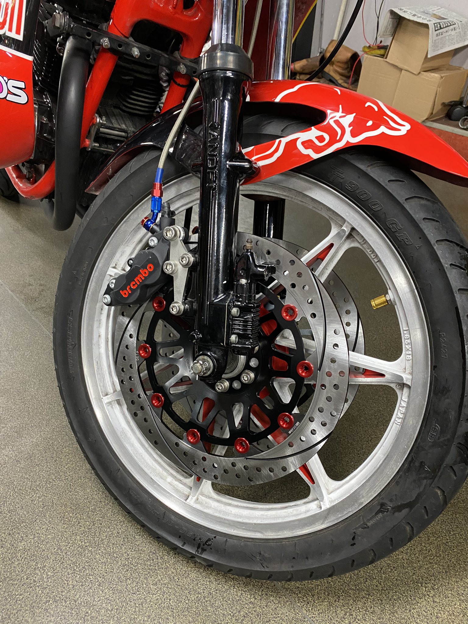GS400 サンスター プレミアムレーシング 320ローター ブレンボ