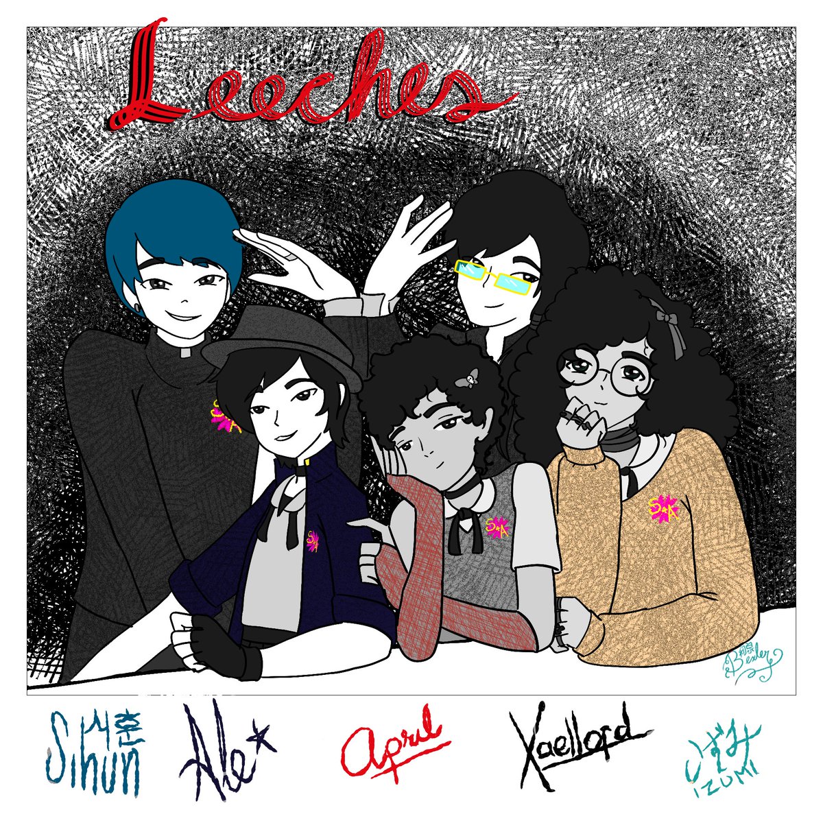 ArchivistTheBex's tweet photo. The Leeches, from @Mirai_H_Sama 's fanfics Athinsint: Warrior & Leeches from the BeMoverse~
#BeautifulMonsters #BeMo #JexLane #FanficFanart #Fanart https://t.co/S4QuvwLQvz