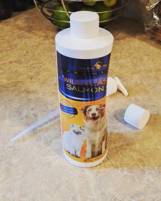 PyroHana's tweet image. Thanks #terramaxpro for this amazing salmon oil. You can purchase this through: amazon.com/Premium-Alaska…