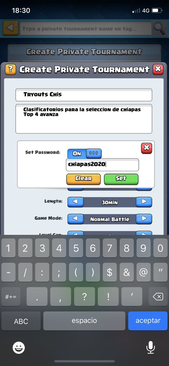 Comienza en una hora 7:30, Suerte a todos