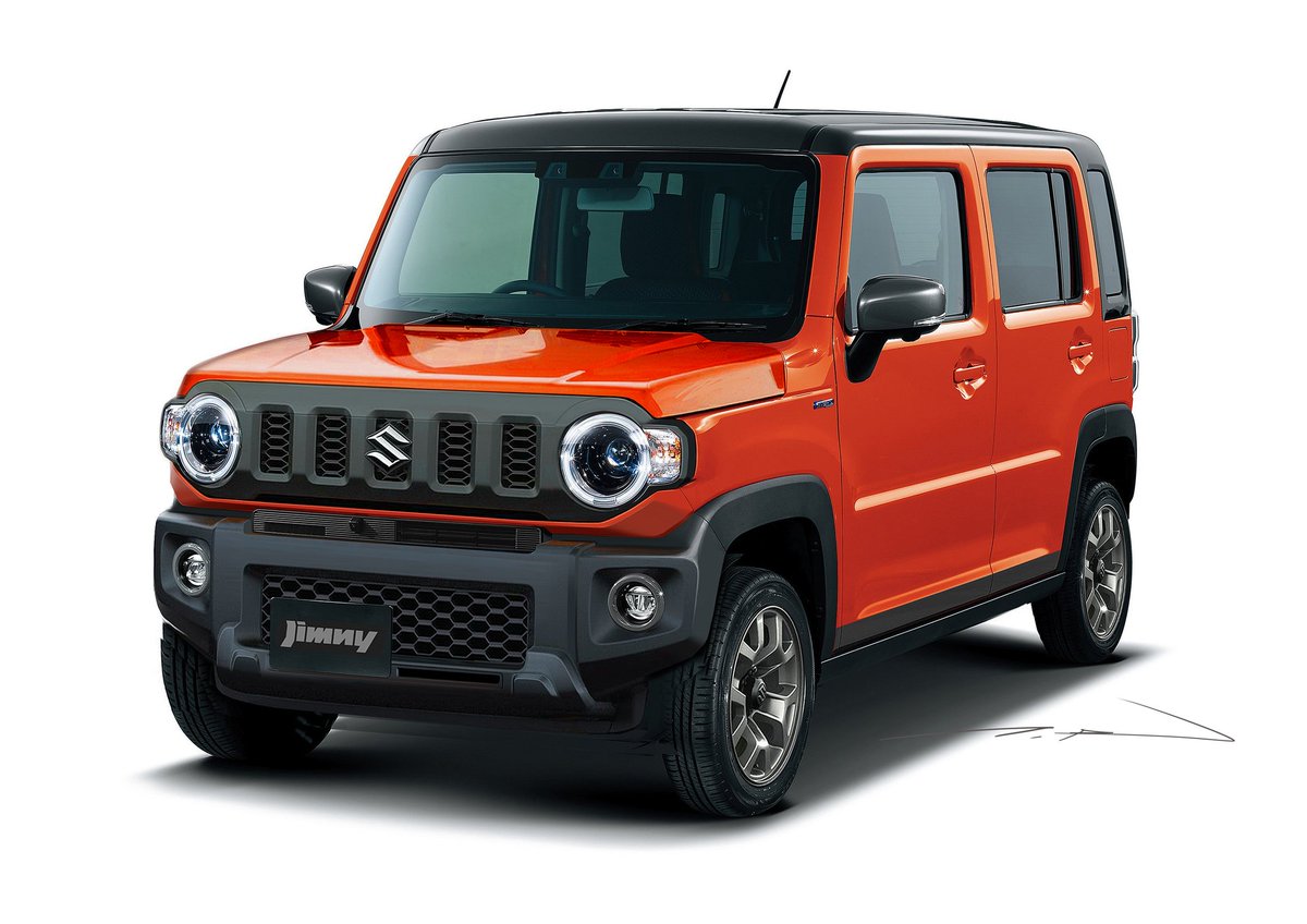 Tokki ジムコザ Damd Inc エブリィのジムニー顔カスタムがバスっていますが こちらは新型ハスラー とダッジチャレンジャーとnvanのジムニー顔カスタム ジムリィはtsdさんから既に発売中ですが これらは今年のエイプリルフールで遊びで描いてみたものです