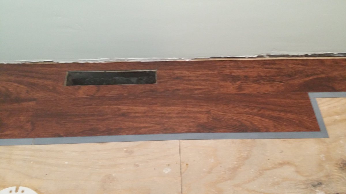 Well today saw me installing the finished floor.