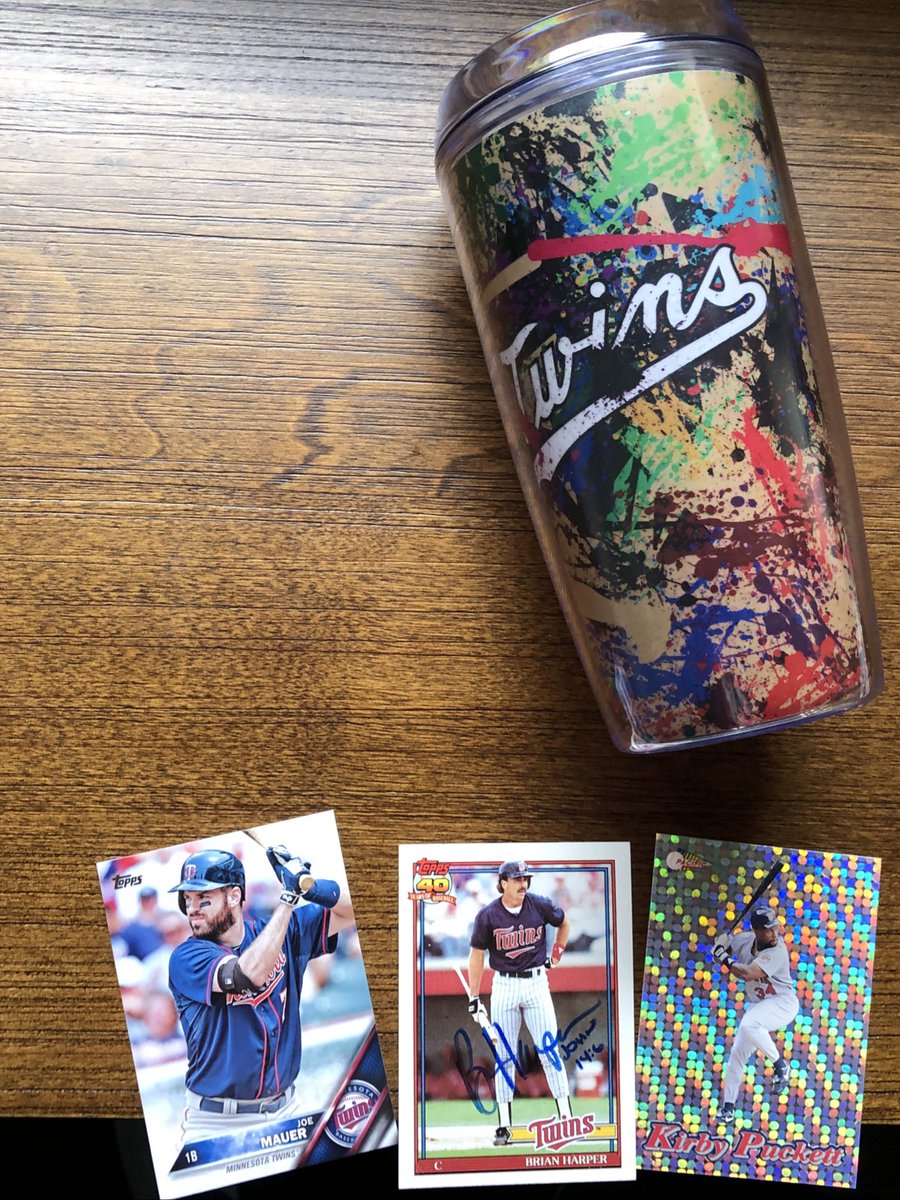 Ok Twins fans, your turn. A never-used tumbler from Target Field (2018), plus Puckett + Mauer + a Brian Harper autograph that 12-year-old me was super excited to get. 100% of proceeds go to the Minnesota Freedom Fund, and I will match the sale price, up to $100.00