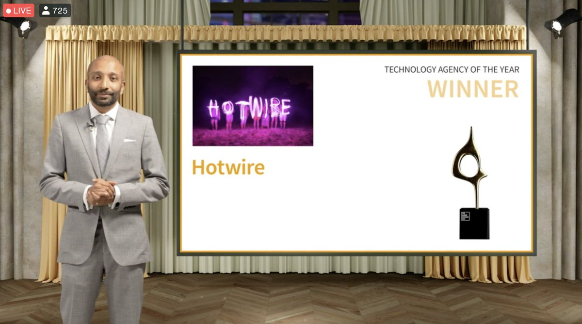 Tech Agency of the Year. What an award to receive at the North American #SABREawards. The cheer that erupted on our all-team video call said it all! Thank you <a href="/Provoke_News/">PRovoke Media</a> and CONGRATS to the team! 🏆🥂