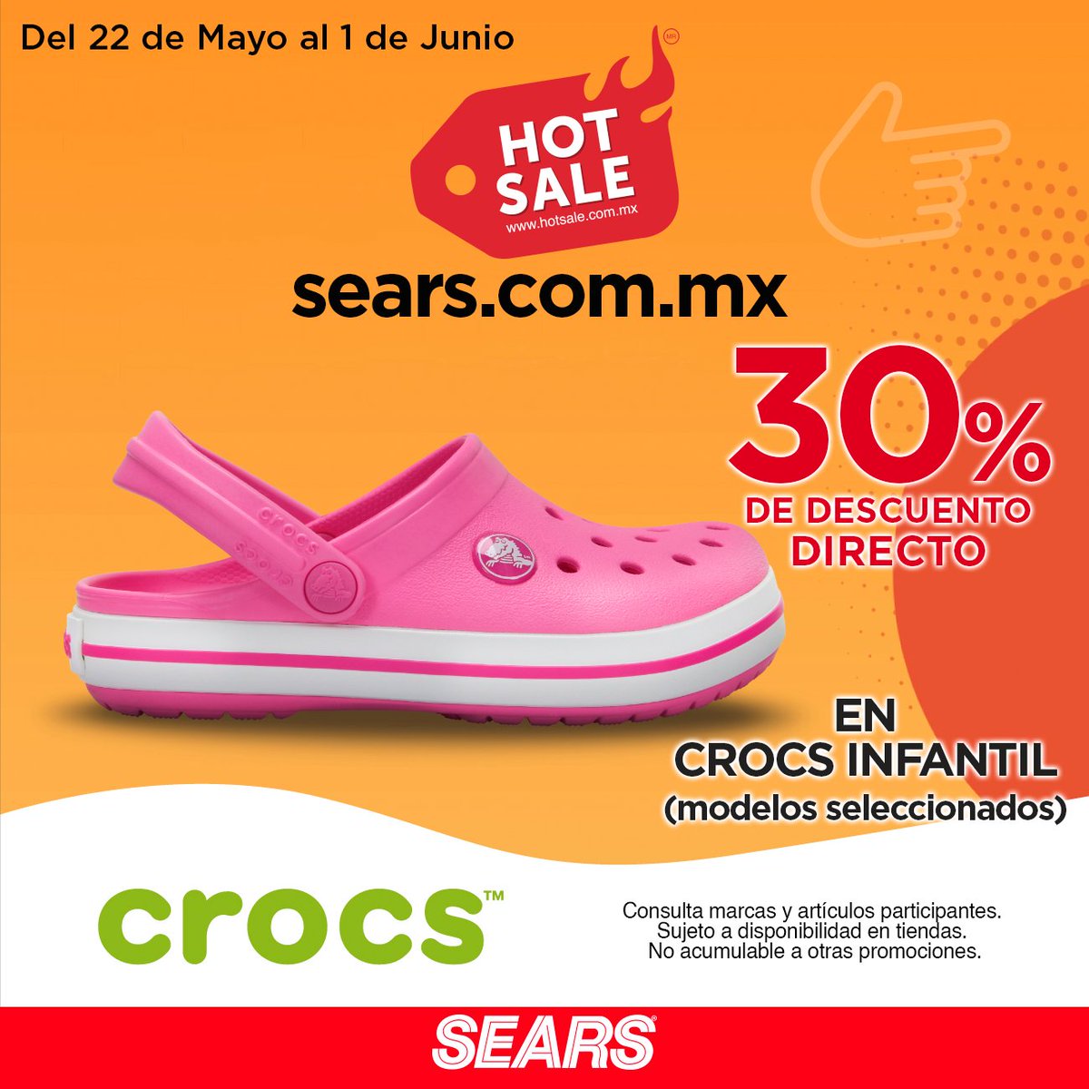 crocs sears mexico