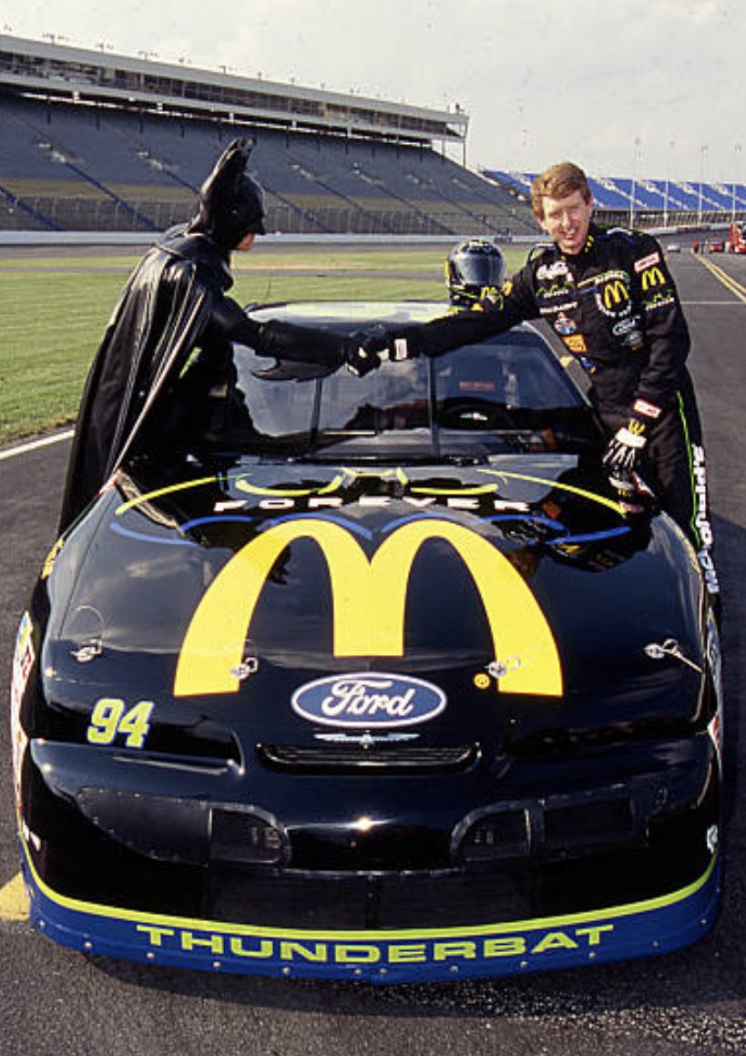 Bill Elliott and Batman (Charlotte 1995)