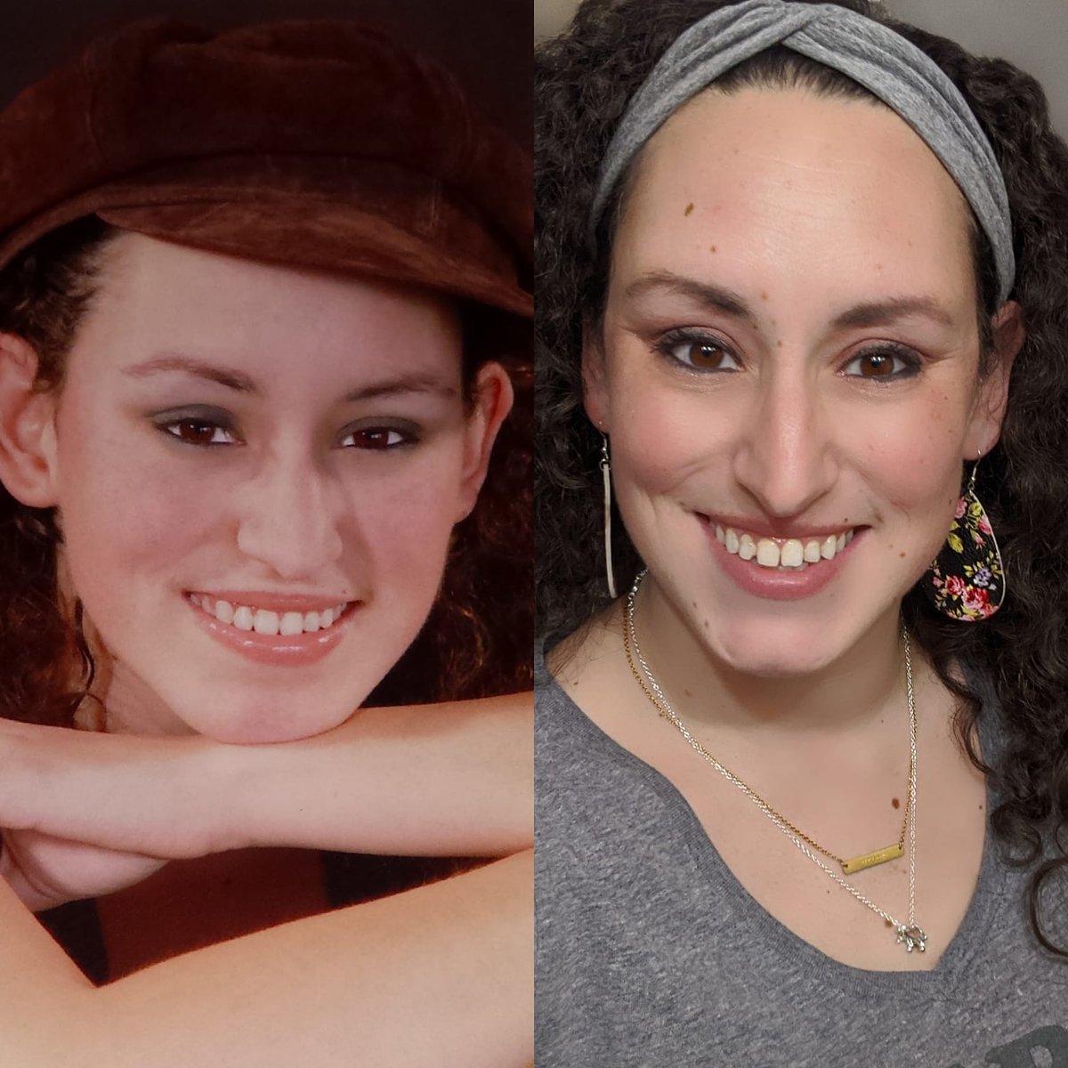 I found one of my Senior pictures and had to share a then and now comparison. I can't believe it's already been 17 years since I graduated! 🤯