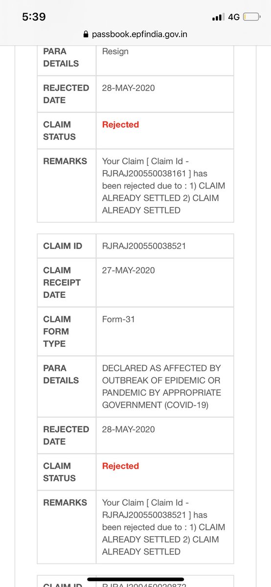 EPFO on Twitter "It is gathered from your screenshot that your claim
