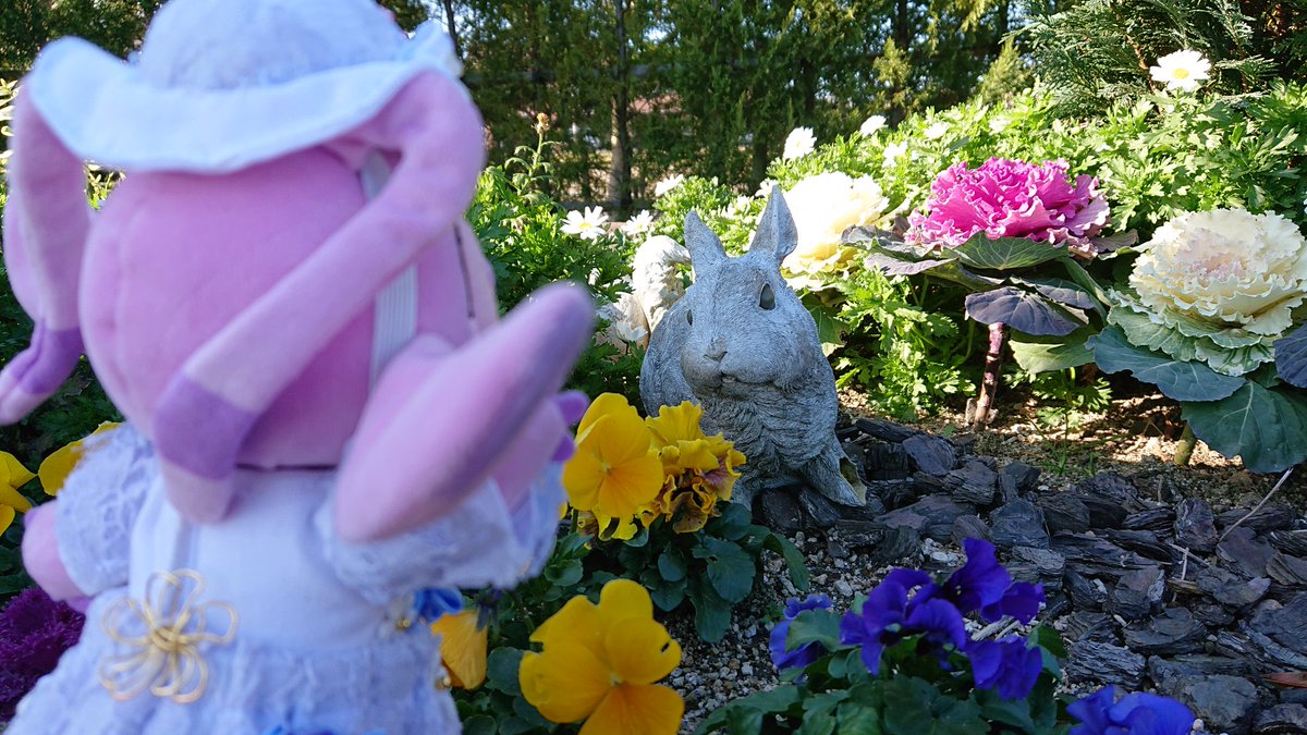 Maho Mint على تويتر ぬい撮り スティッチ エンジェル 花の写真