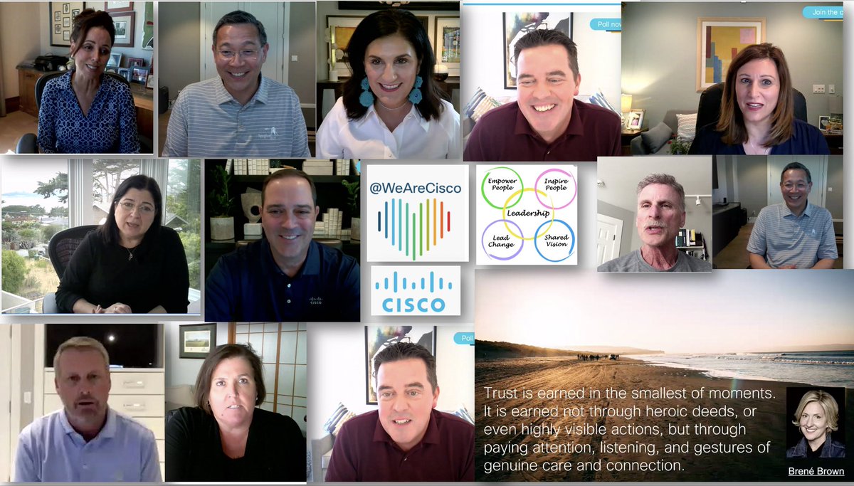 VarshaKanwar's tweet image. Be a leader, not a manager- be human; 
Lead with empathy &amp;amp; flexibility;
Have real conversations with people;
Learn emotional literacy. 🙌🏼
Thank you @chjohnst &amp;amp; #CiscoELT for a super energizing Leader Check-In with 12,000+ global people leaders. #WeAreCisco #ExampleIsLeadership