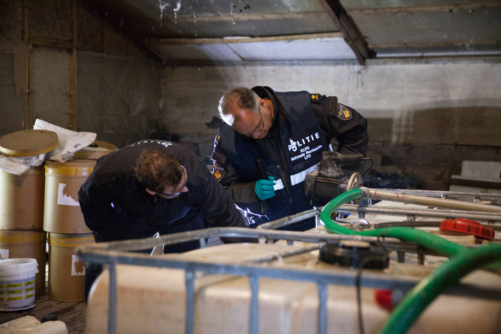 Melding politie Kampweg Vorstenbosch inzake drugs aangetroffen